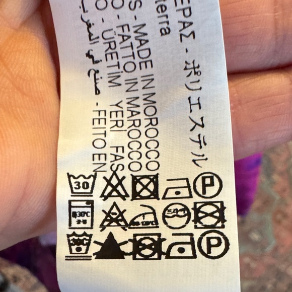 Zara Magenta Floral Blouse - Picture 4 of 4